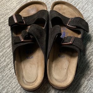Birkenstock Arizona suede sandal - size 40 Euro